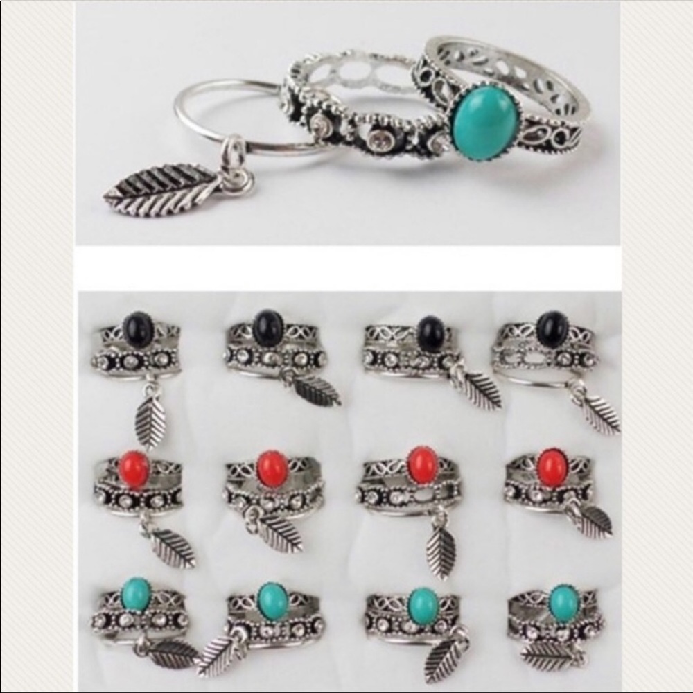 3 Piece Ring (Black)